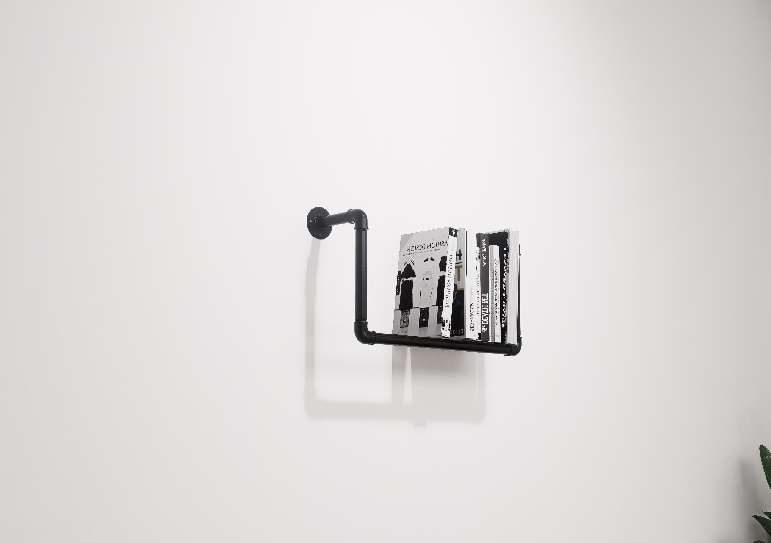 Wall Mounted Bookshelf - Pipe Design Custom Made