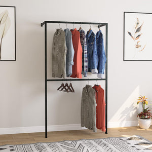 Modern Clothing Rail / Garment Rack / Clothes Storage  Square