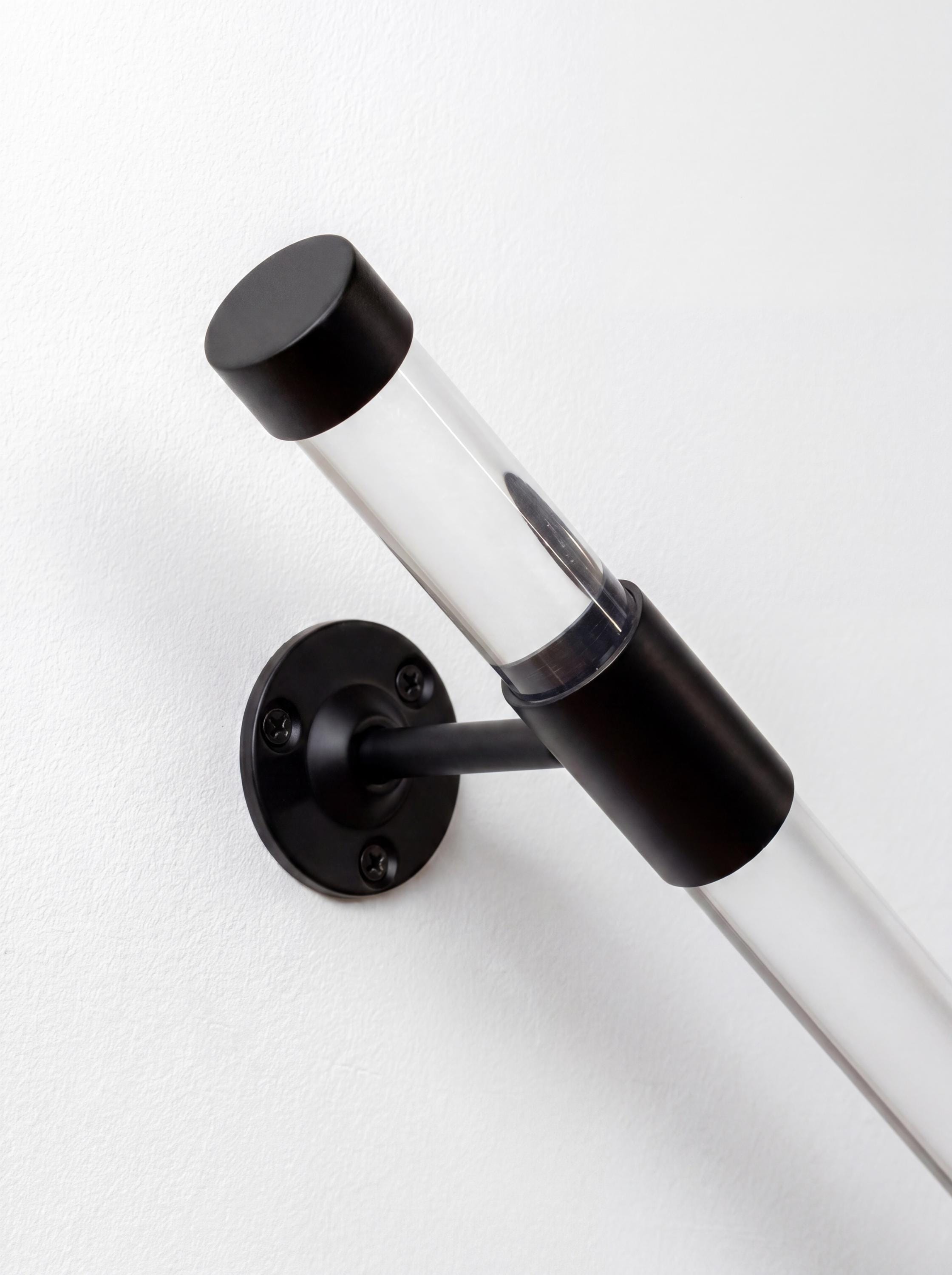Custom Lucite Handrail Kit – Clear Acrylic Stair Rail