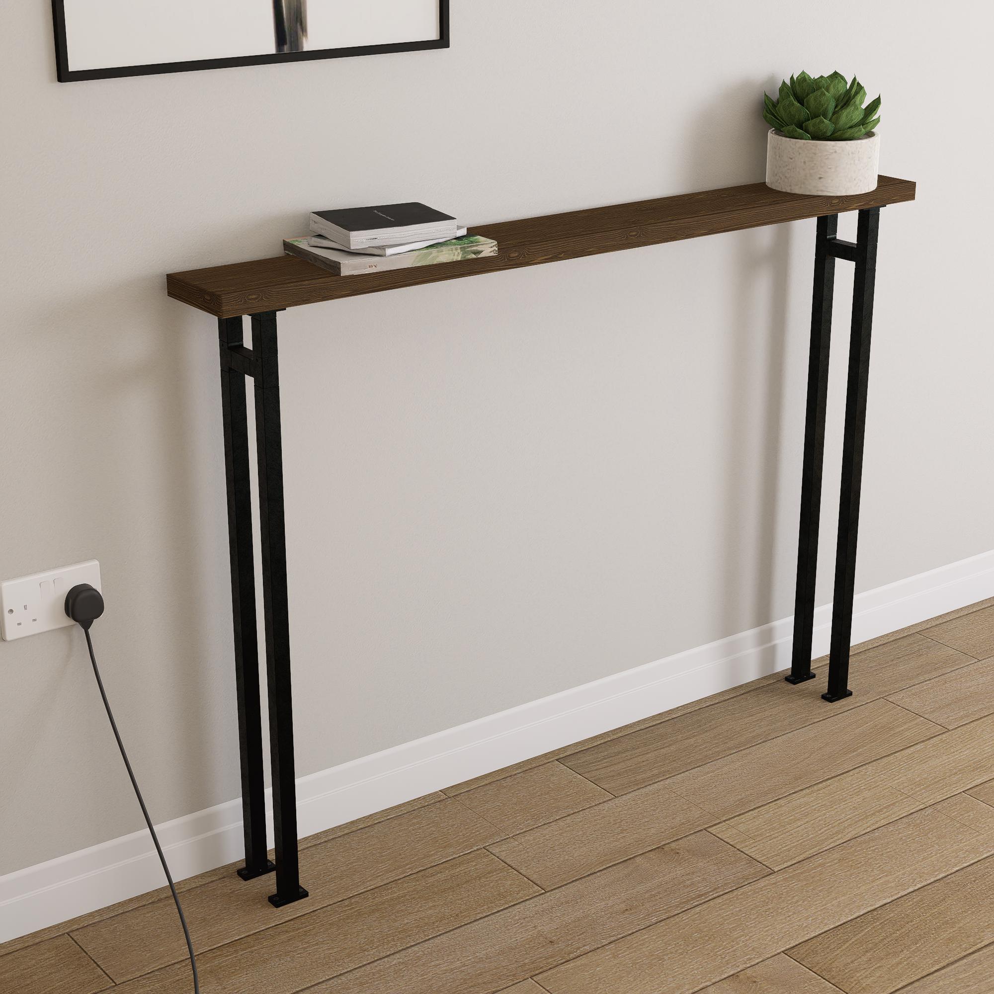 Rustic Wood Console Table – Entryway & Living Room