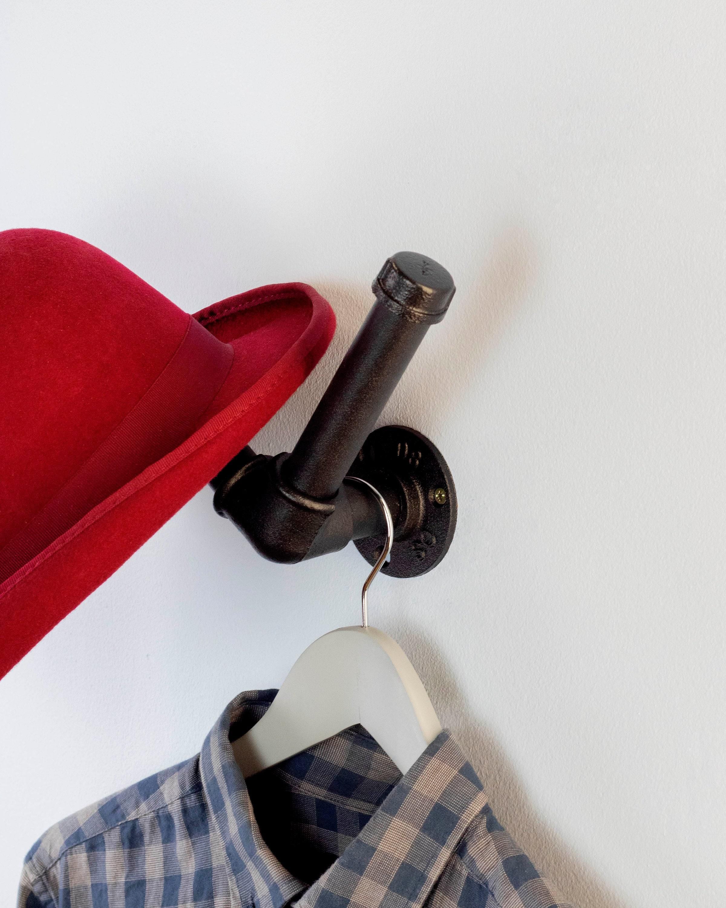 Industrial Pipe Coat Hook – Wall Mounted