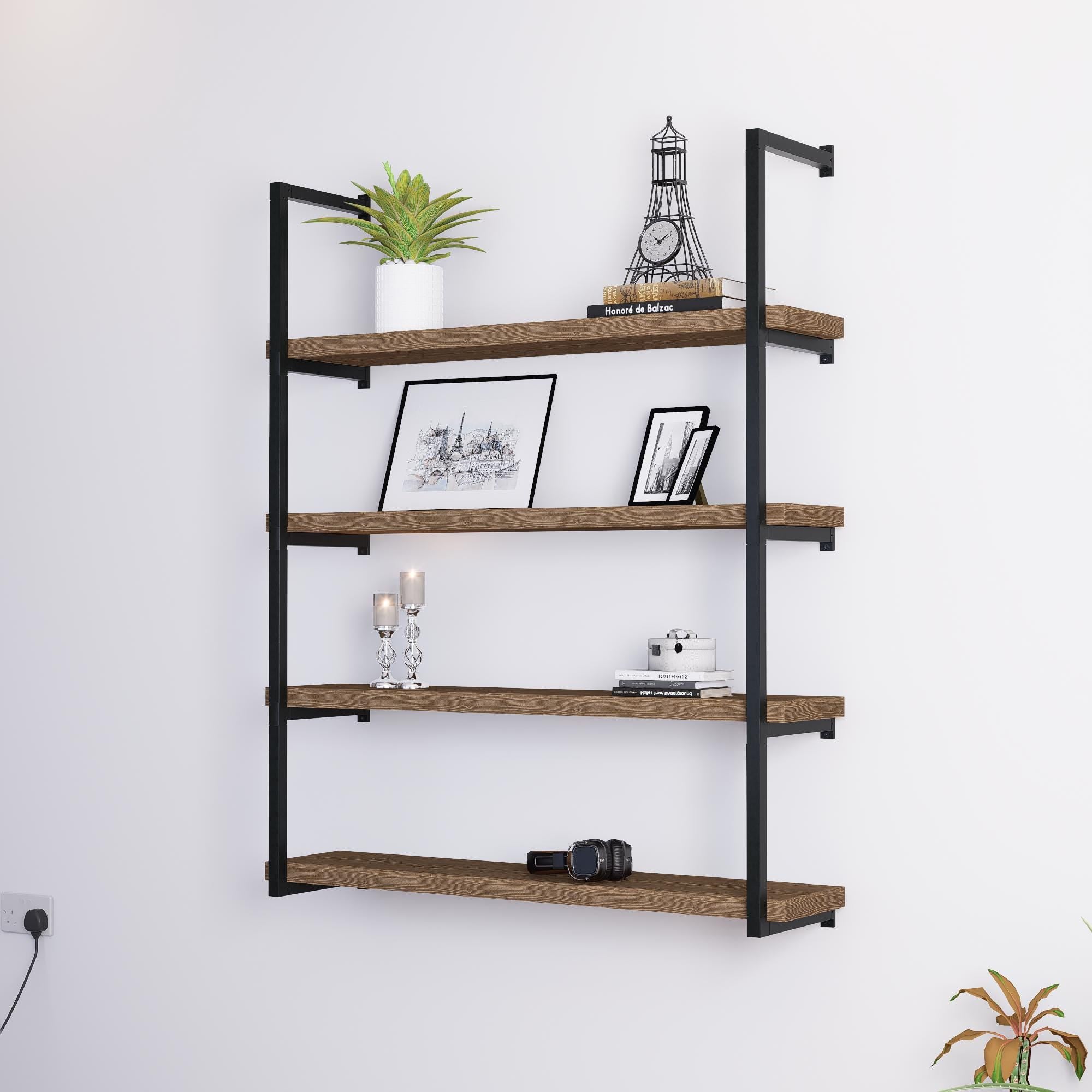 Multi-Tier Shelf Brackets: Heavy Duty Floating Shelving Hardware