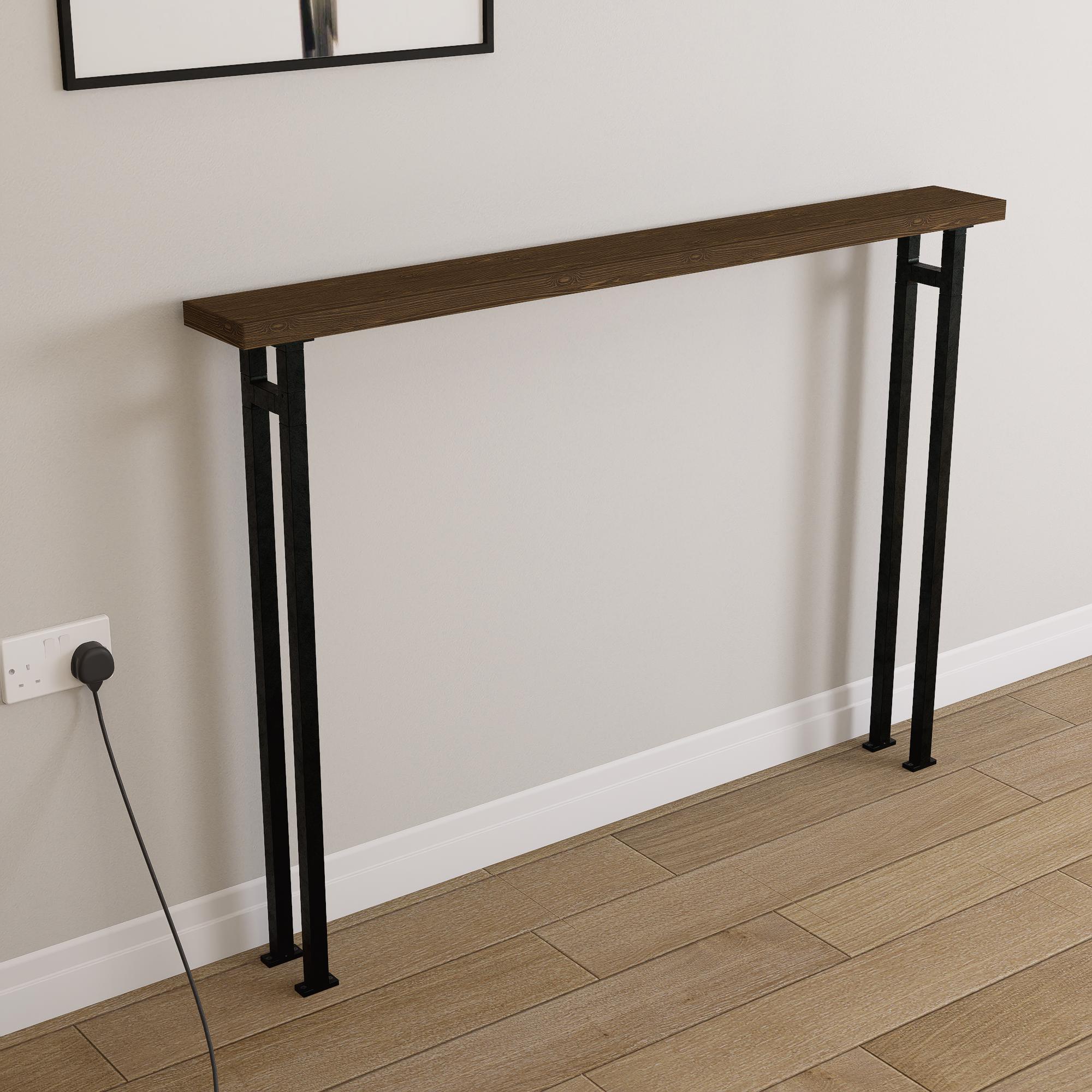 Rustic Wood Console Table – Entryway & Living Room