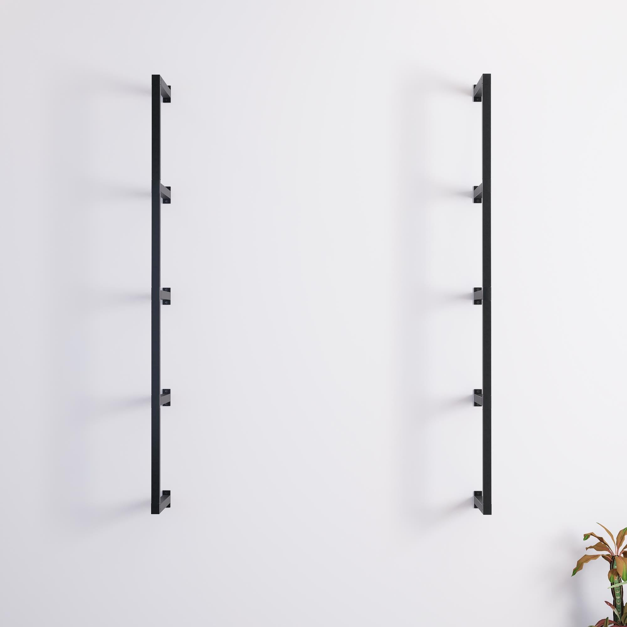 Multi-Tier Shelf Brackets: Heavy Duty Floating Shelving Hardware