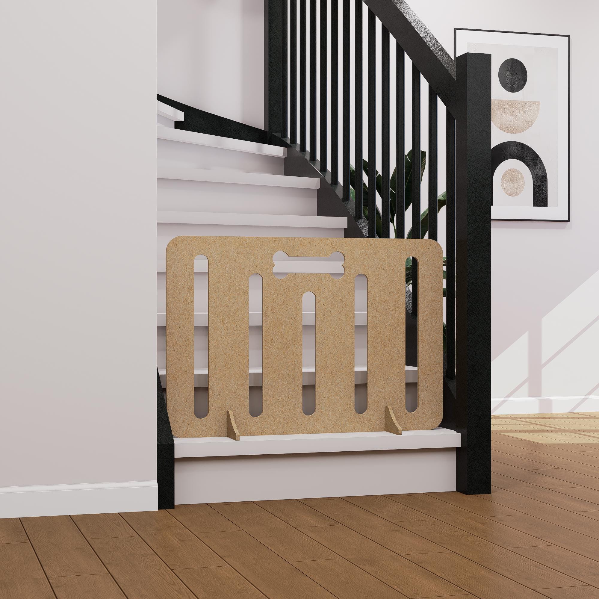 Dog Stopper & Sausage Stopper - Personalised Stair Gate/Door Stopper in Custom Sizes for Home Safety