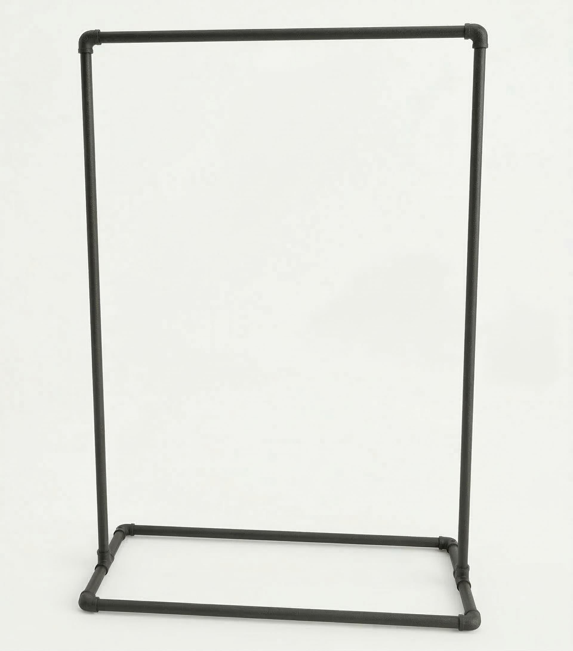 Freestanding Pipe Clothes Rail – Malleable Iron