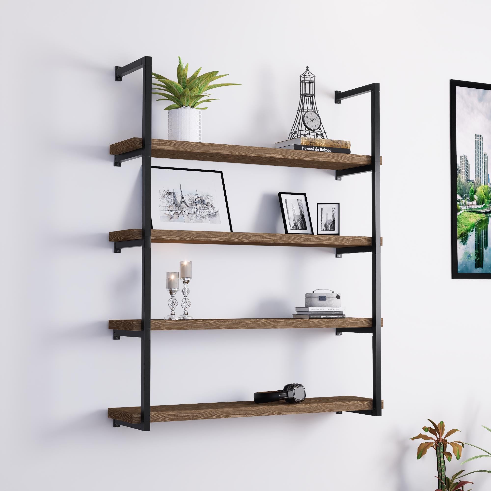 Multi-Tier Shelf Brackets: Heavy Duty Floating Shelving Hardware