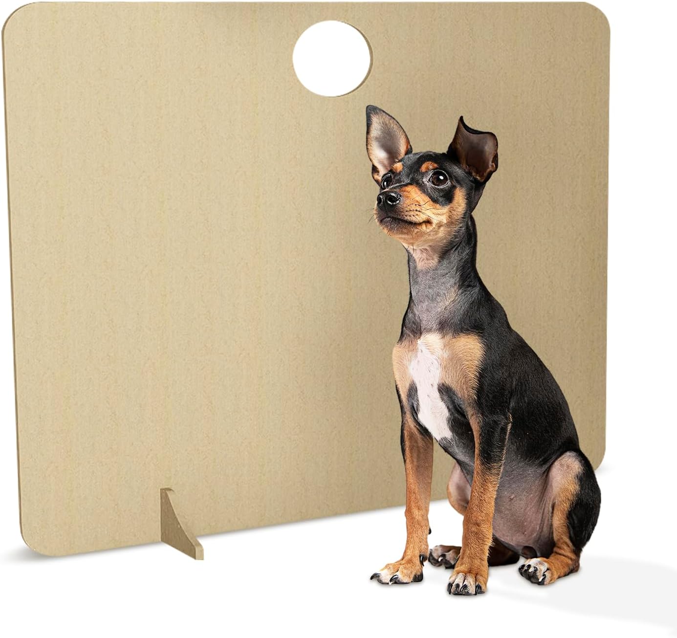 Freestanding Wooden Dog Stopper Barrier