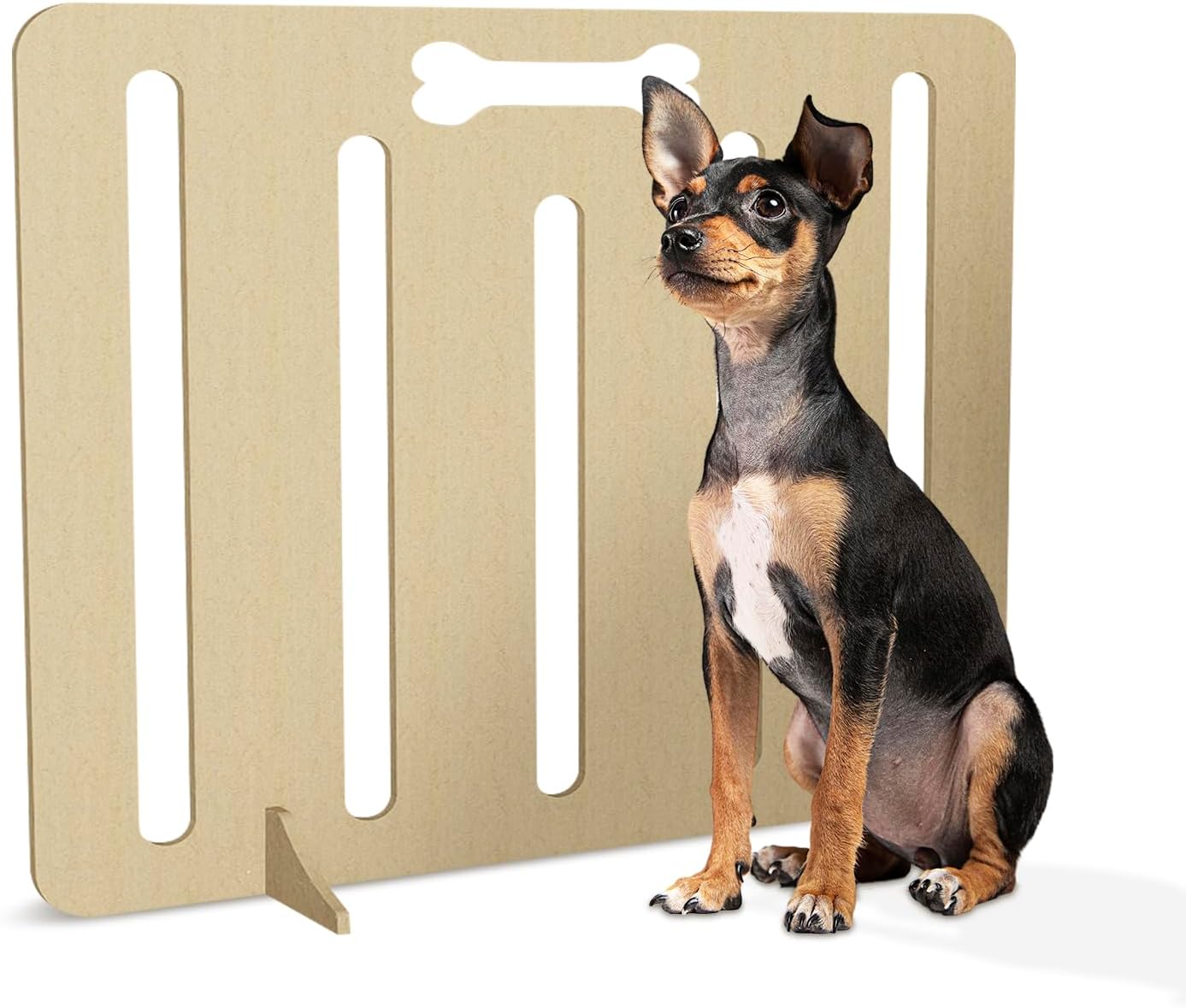Freestanding Wooden Dog Stopper Barrier