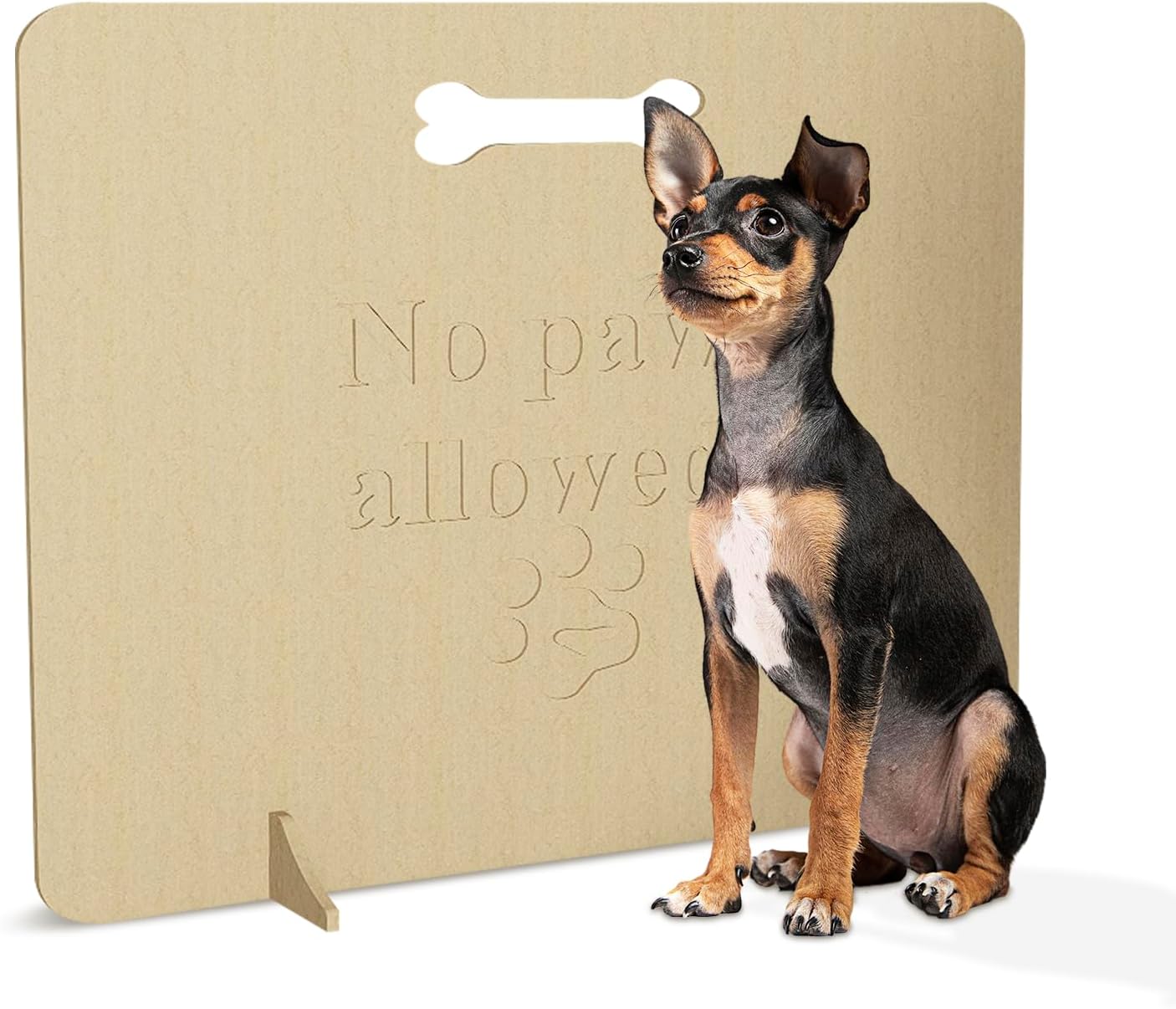 Freestanding Wooden Dog Stopper Barrier
