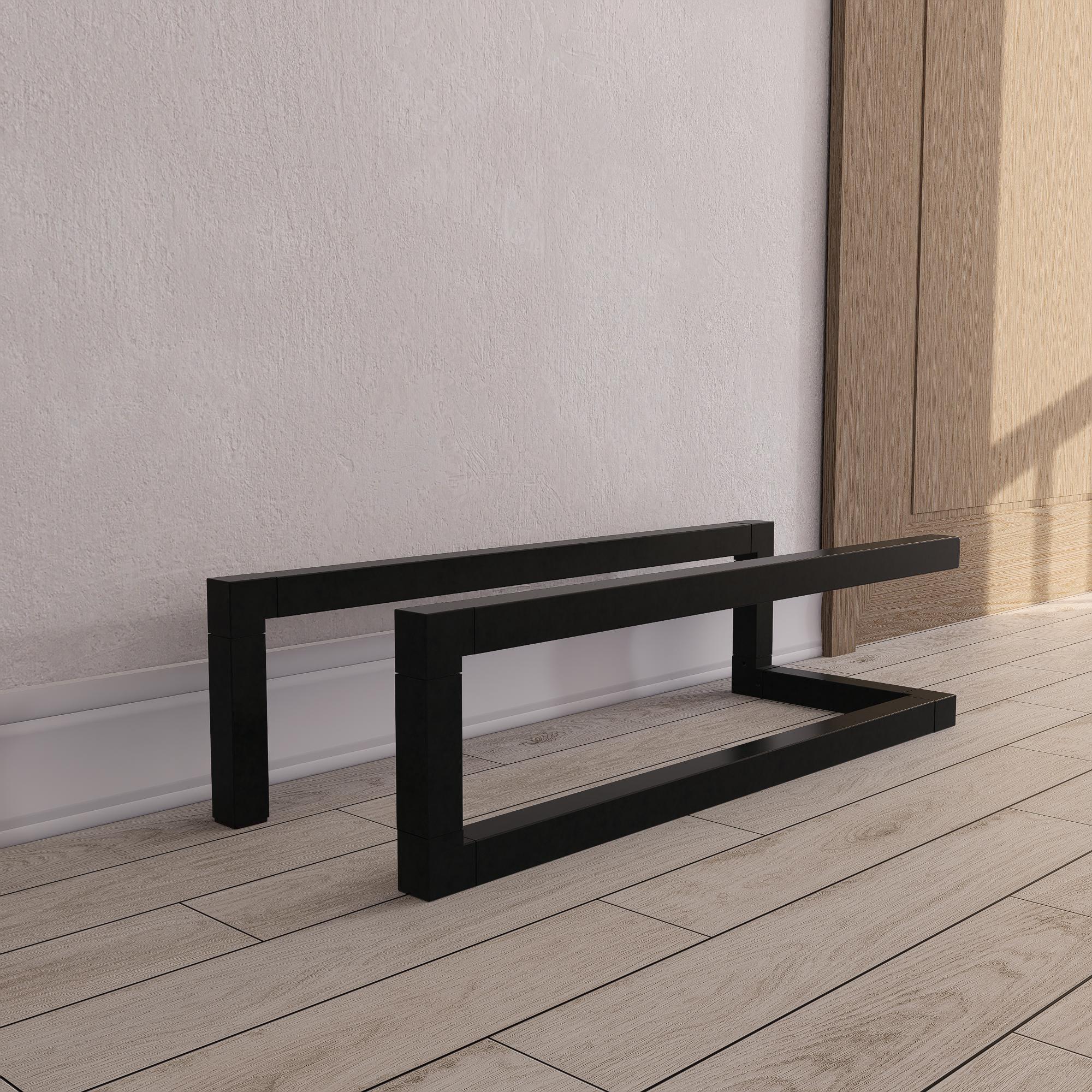 Metal Shoe Rack – Minimalist Steel Sneaker Stand