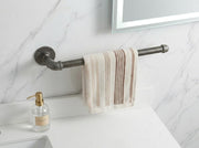Industrial Pipe Towel Bar – Custom Length