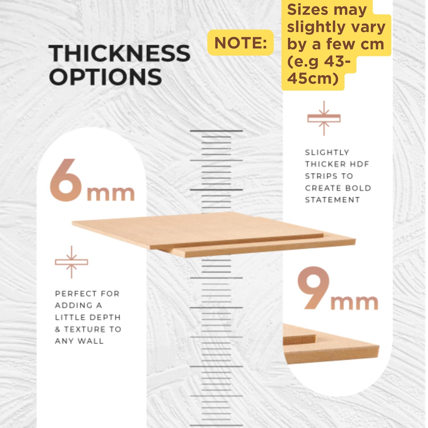 Shaker Wall Panelling Kit – 10 Pack MDF Slats