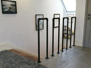 Stair Handrail: Matte Black Grab Bar