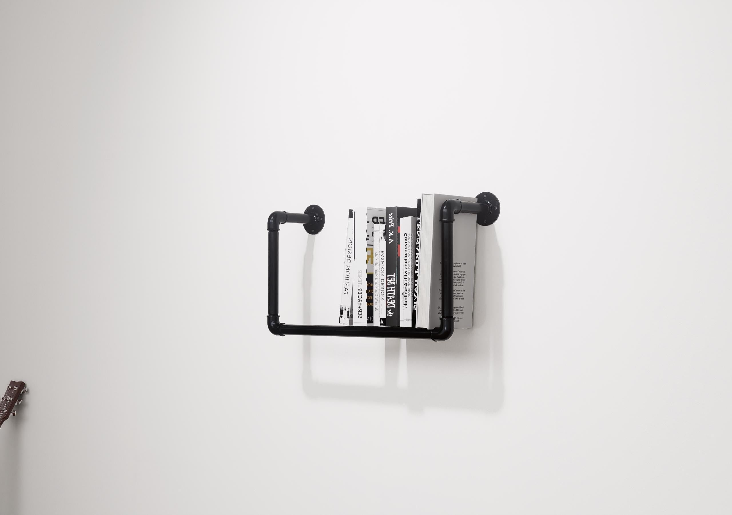 Wall Mounted Bookshelf - Pipe Design Custom Made