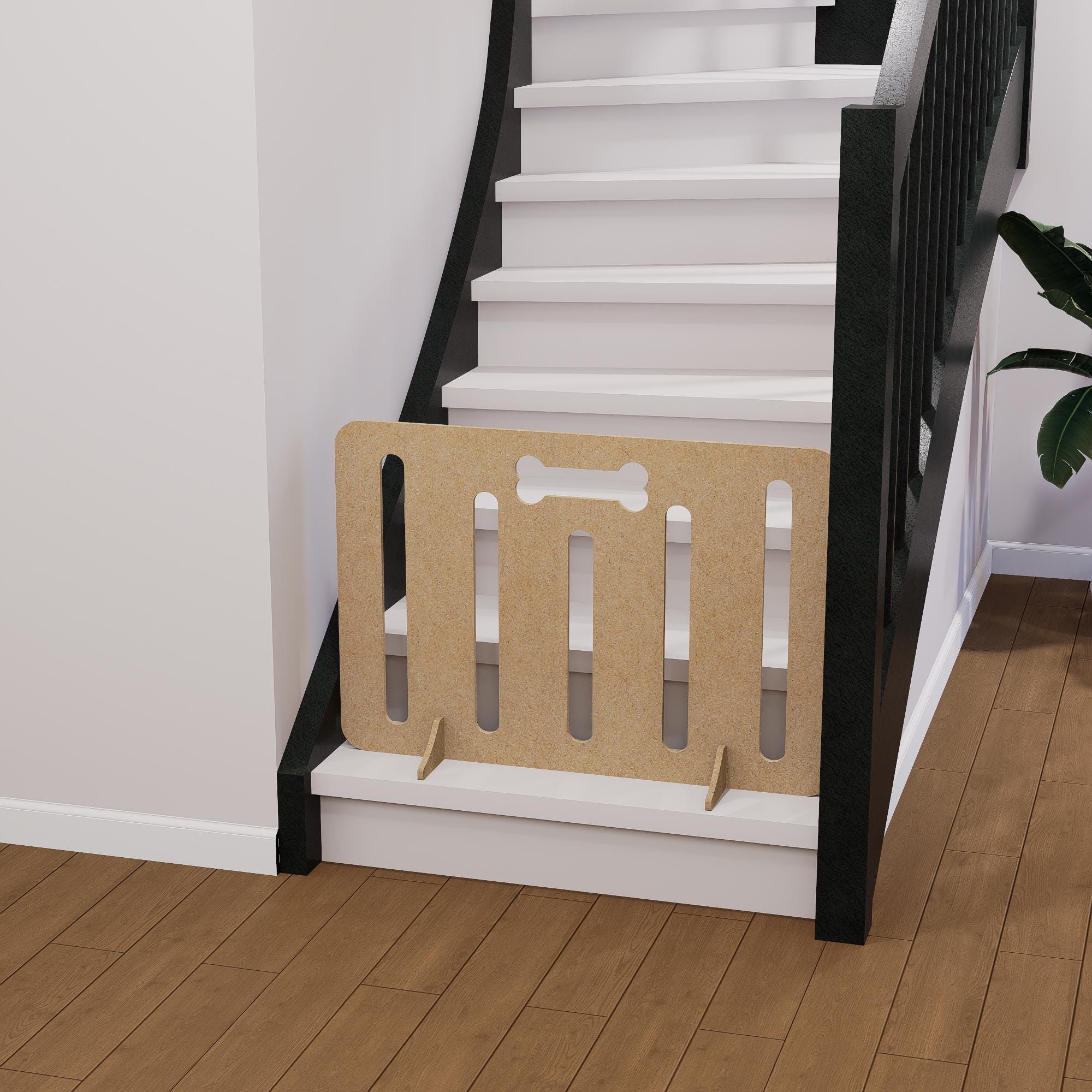 Dog Stopper & Sausage Stopper - Personalised Stair Gate/Door Stopper in Custom Sizes for Home Safety