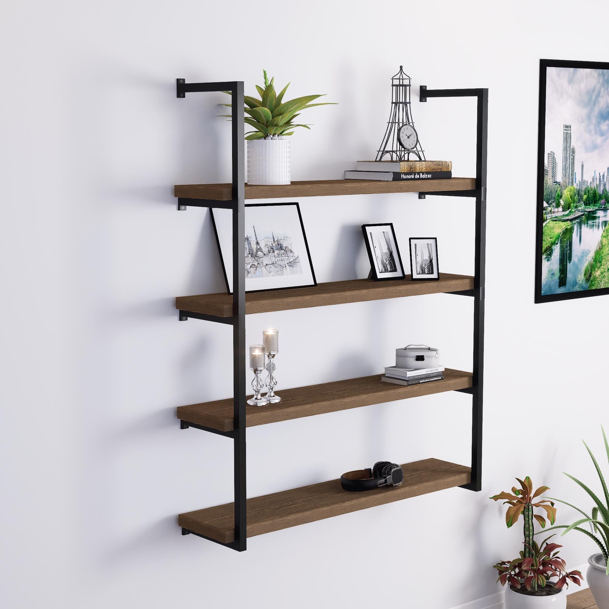 Multi-Tier Shelf Brackets: Heavy Duty Floating Shelving Hardware