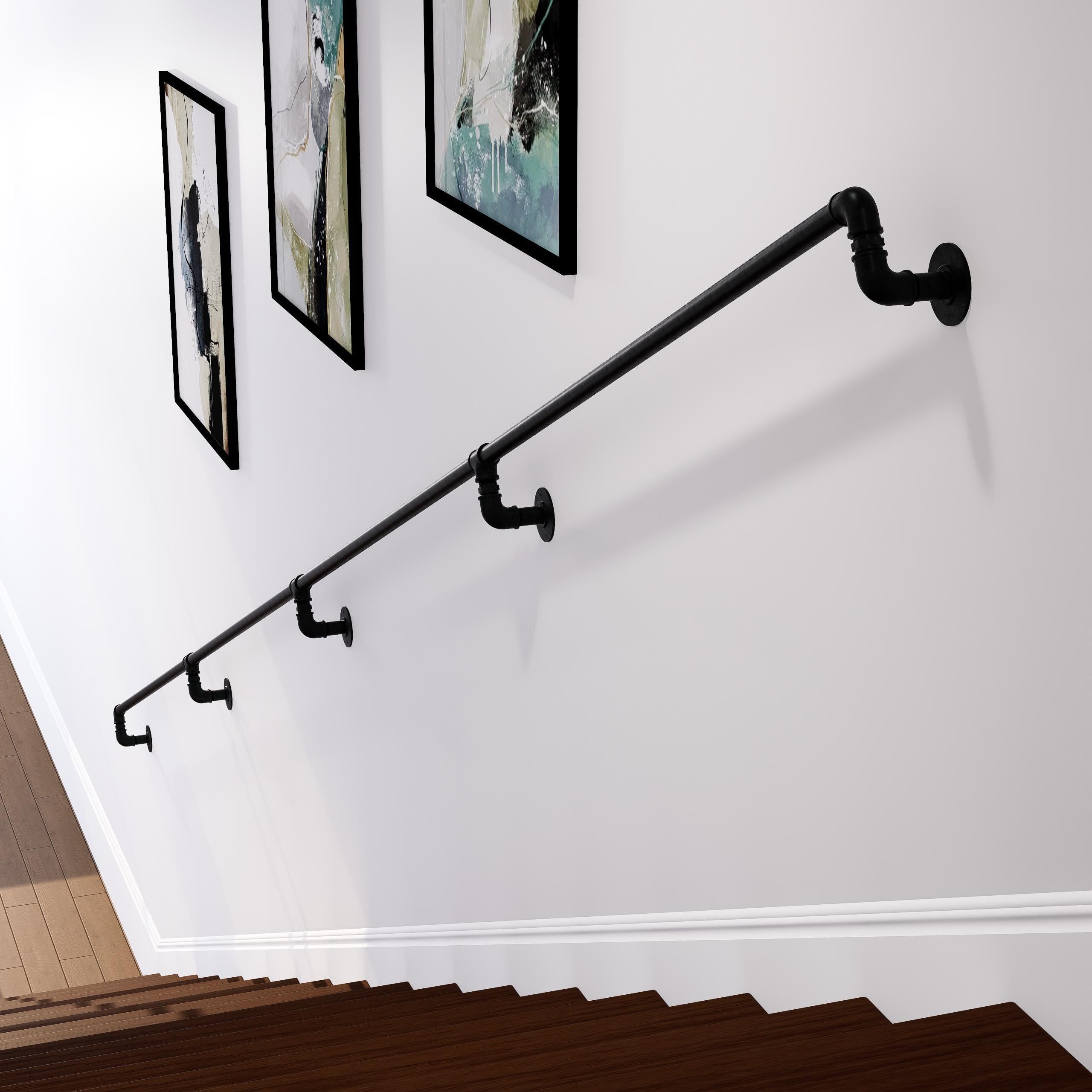 Handmade Cast Iron Stair Handrail – Vintage Pipe