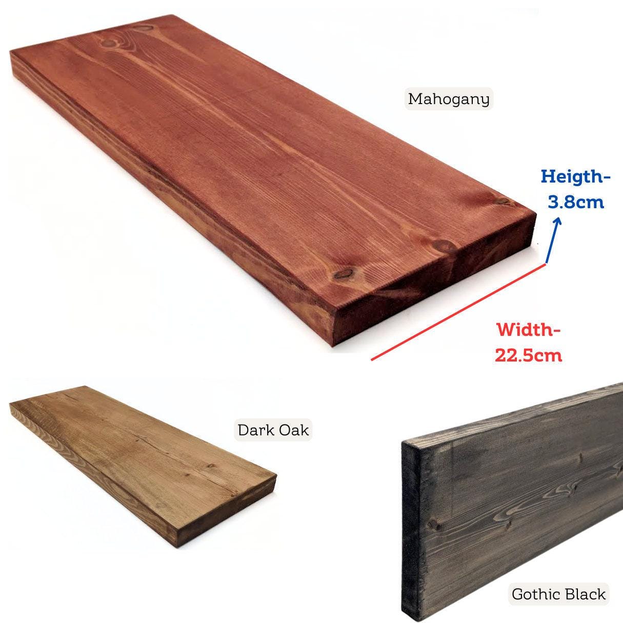 Handcrafted Reclaimed Wood Shelves: Rustic Sanded Finish, Custom Sizes