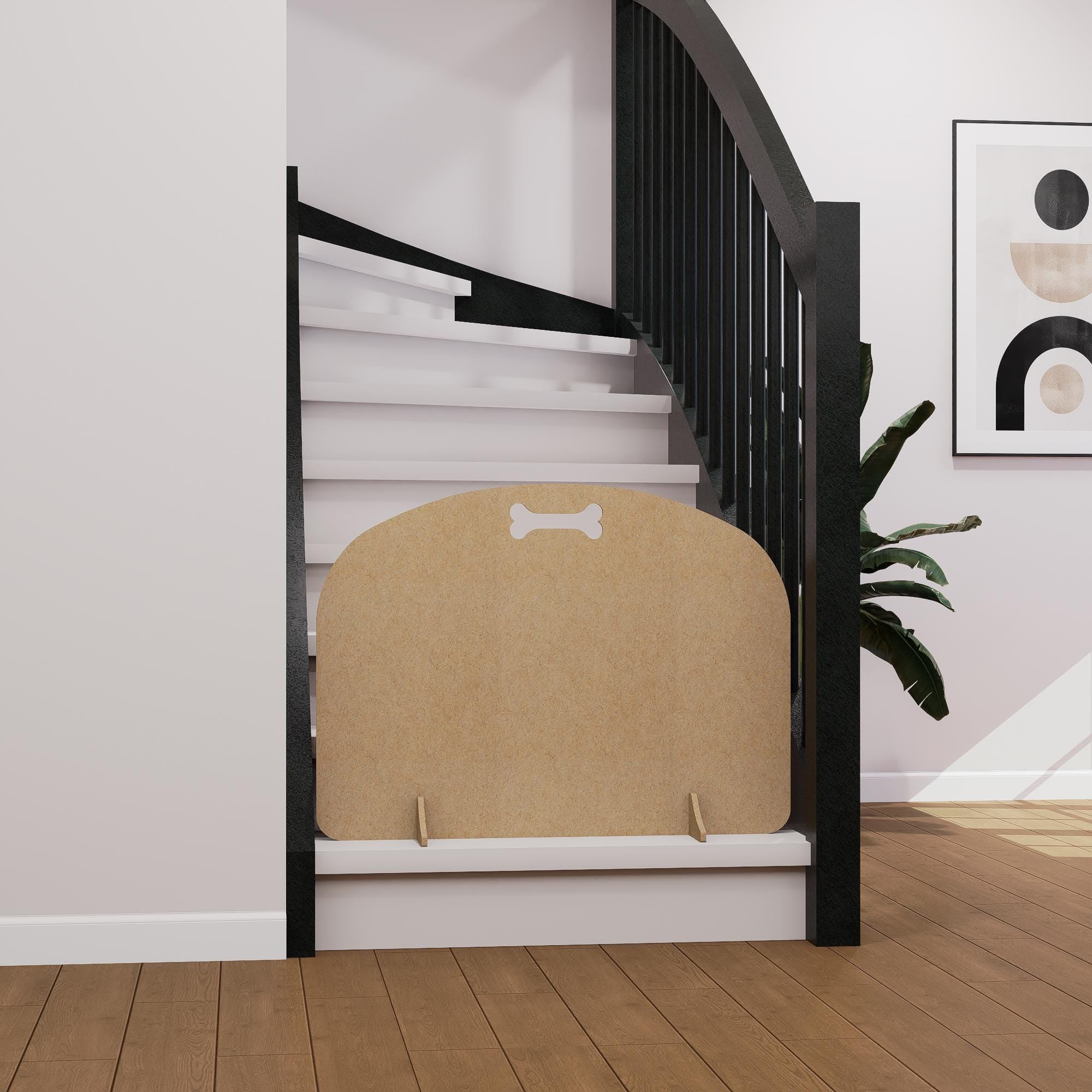 Sausage Dog Stopper – Freestanding Curved Pet Gate