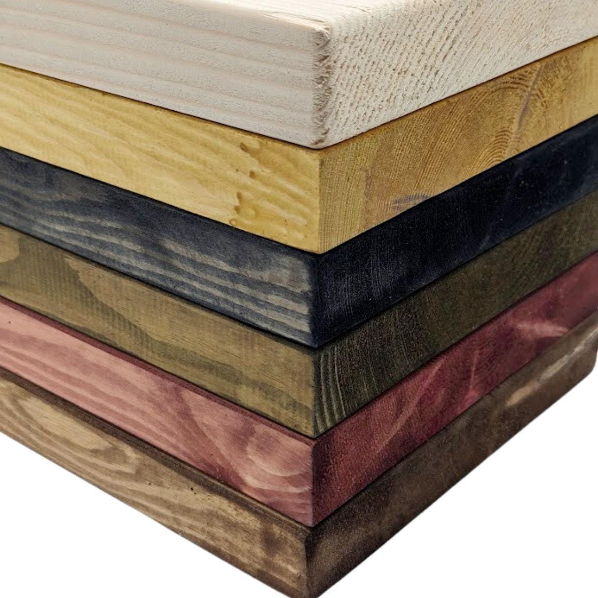 Handcrafted Reclaimed Wood Shelves: Rustic Sanded Finish, Custom Sizes