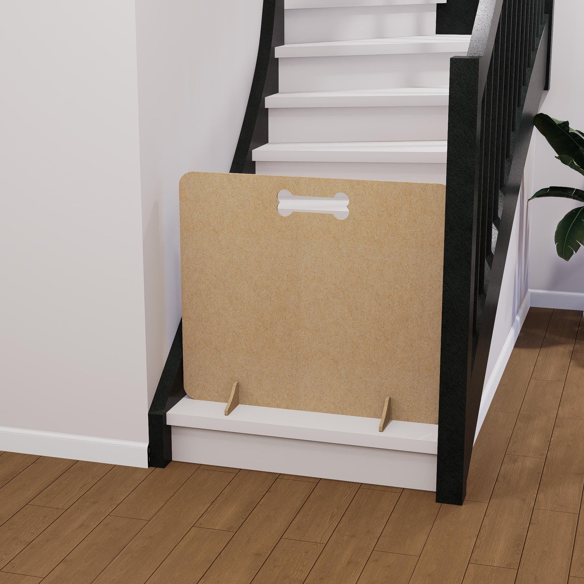 a picture of a folder on the floor next to a stair case