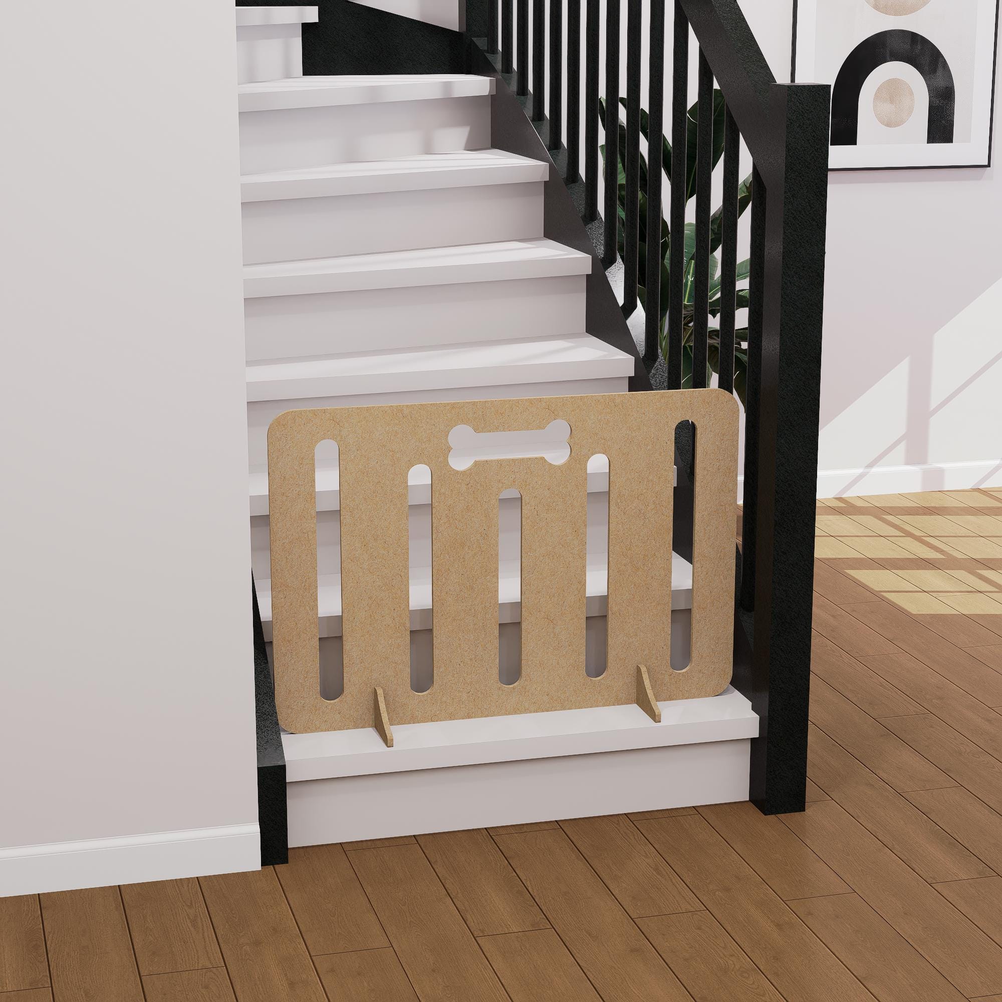 Dog & Sausage Stopper – Personalised Stair Gate
