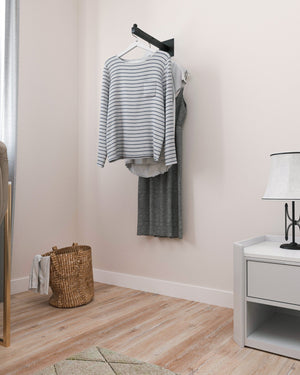 Industrial Wall Mounted Pipe Clothes Rack