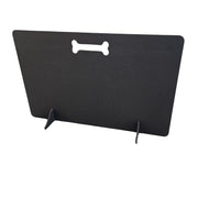 Black Dog Barrier Gate – Portable Wooden Stair Stopper