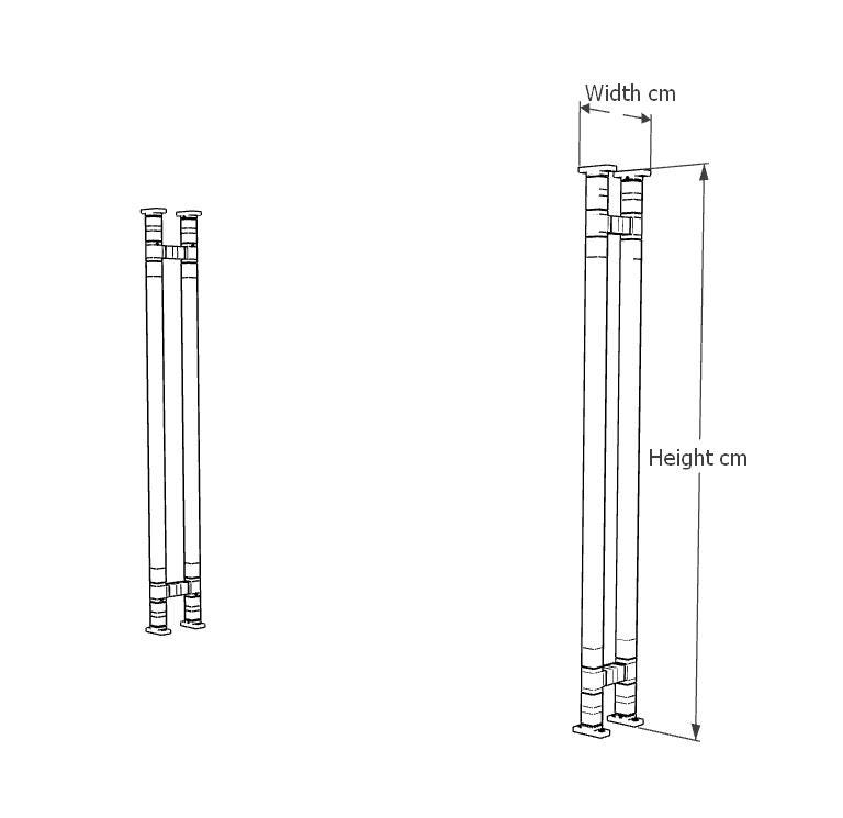 Modern Metal Table Legs for Console Table – Industrial Hairpin or Square Frame Style – Heavy-Duty Steel Legs – DIY Furniture Base