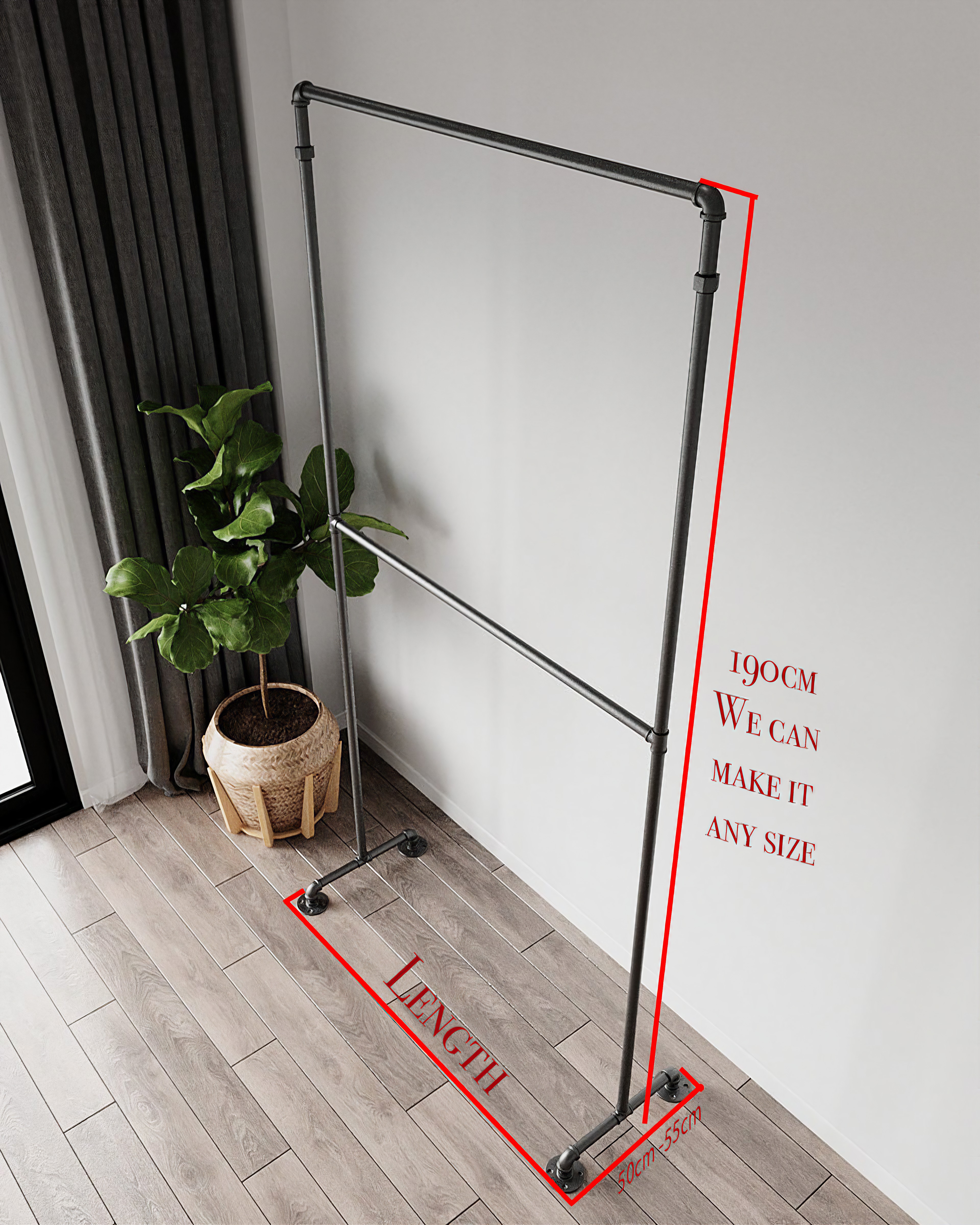 Artelos Double Level Free Standing Clothes Rail