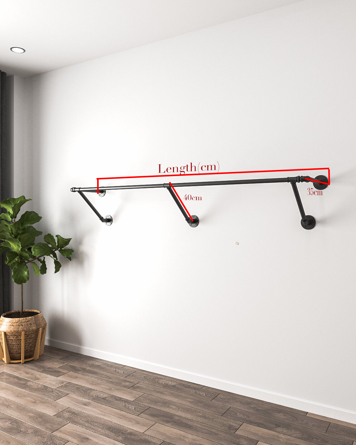 Pipe Clothes Rack Heavy-Duty  clothes Storage