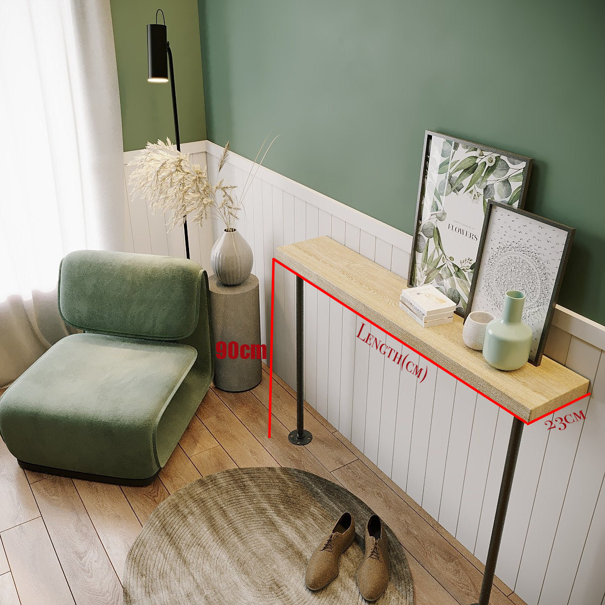 Luxurious Console Tables & Hallway Tables - Black, Wood, Storage Options