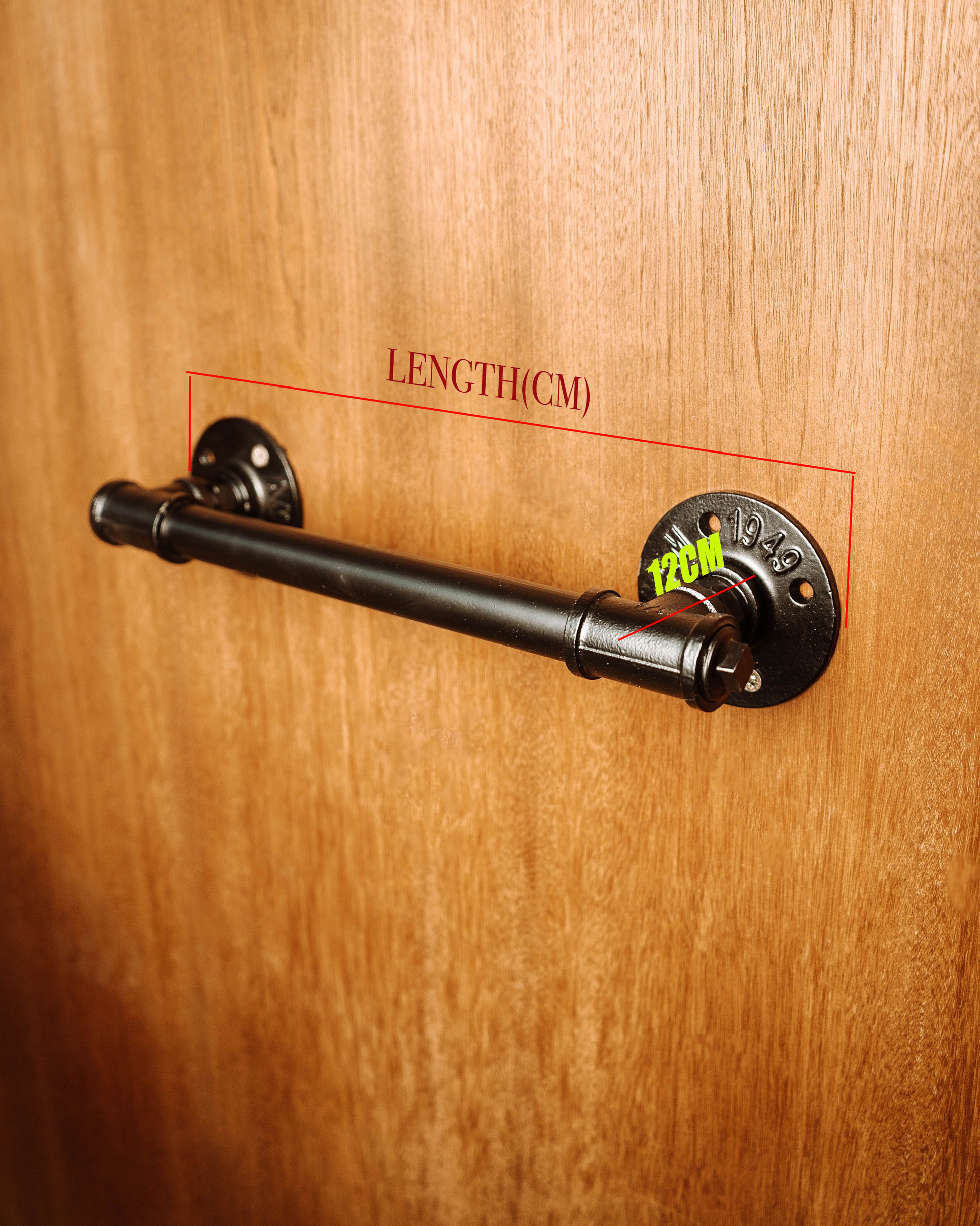 Wall Mounted Towel Holder Rack filled with towels, showcasing its versatile and space-saving design.