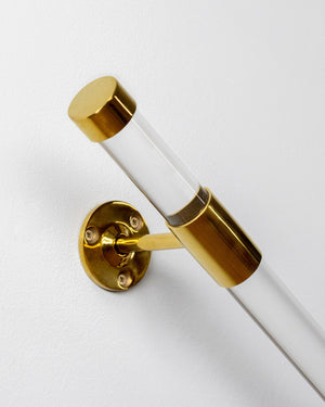 Rampe d'escalier moderne avec embouts