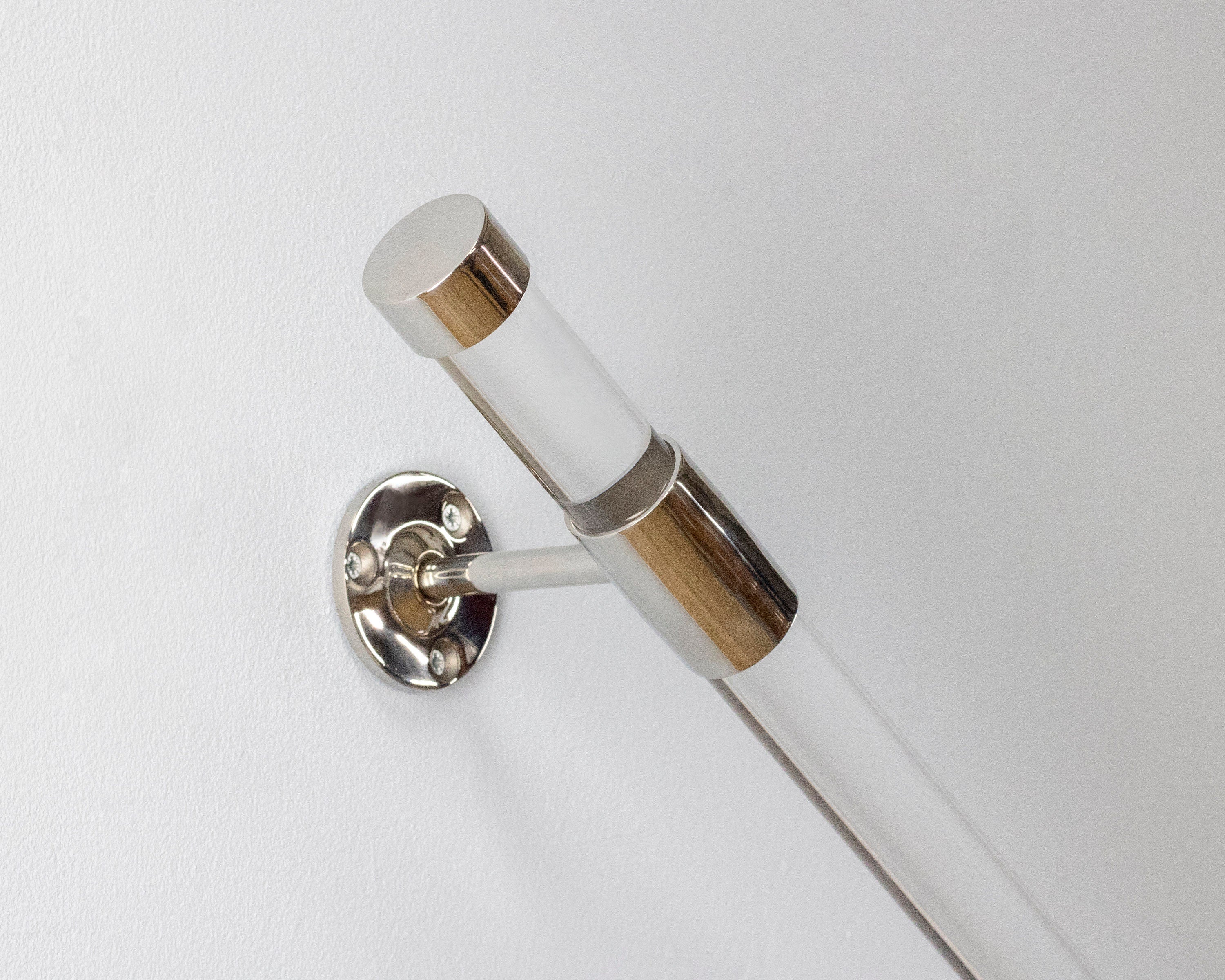 Modern Stair Handrail With End Caps