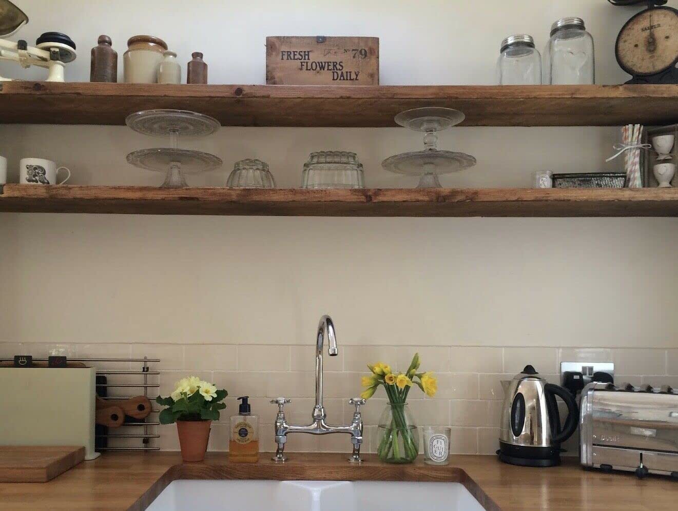 Rustic scaffold board furniture