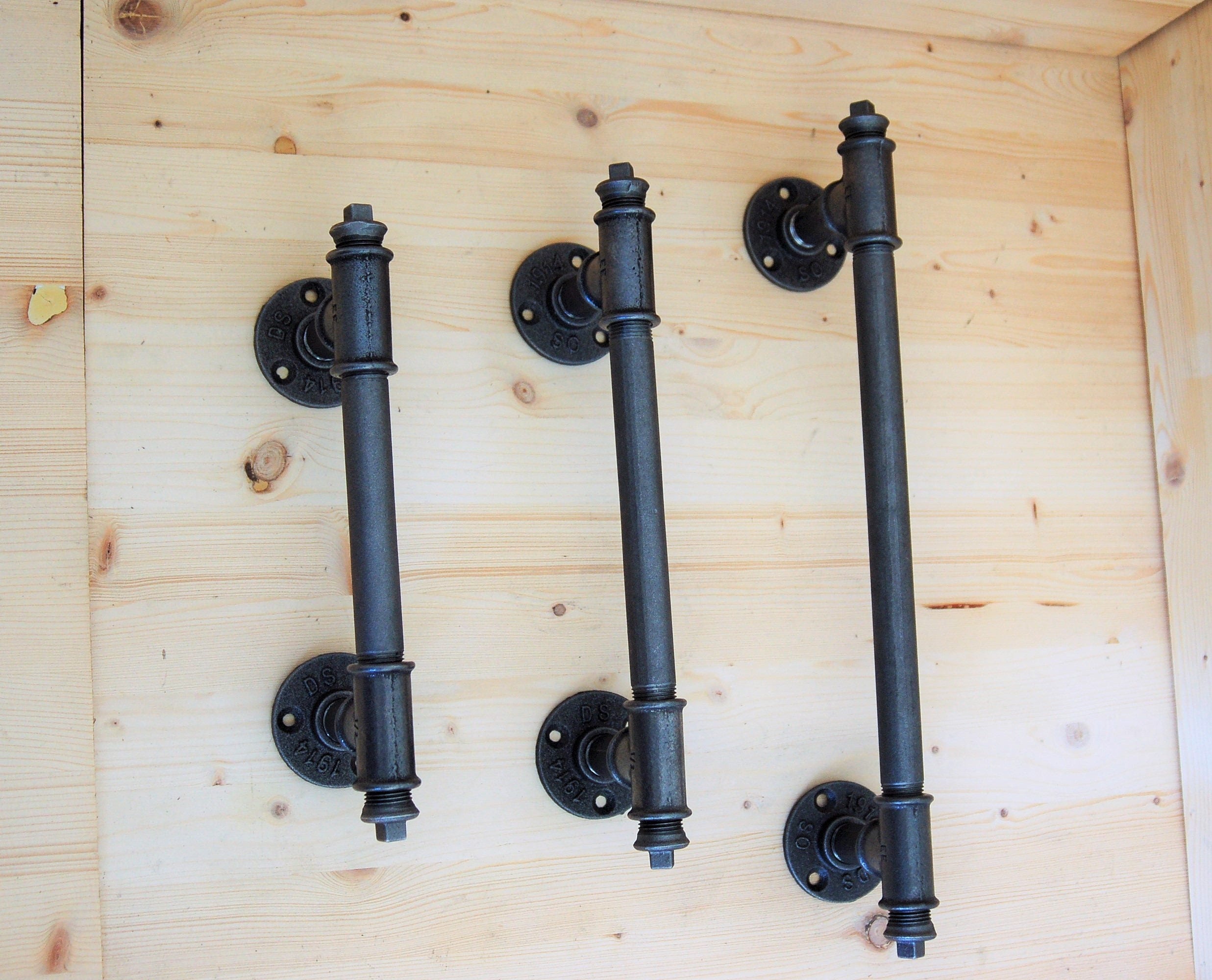 Glow Industrial Pair Pipe Dørhåndtag