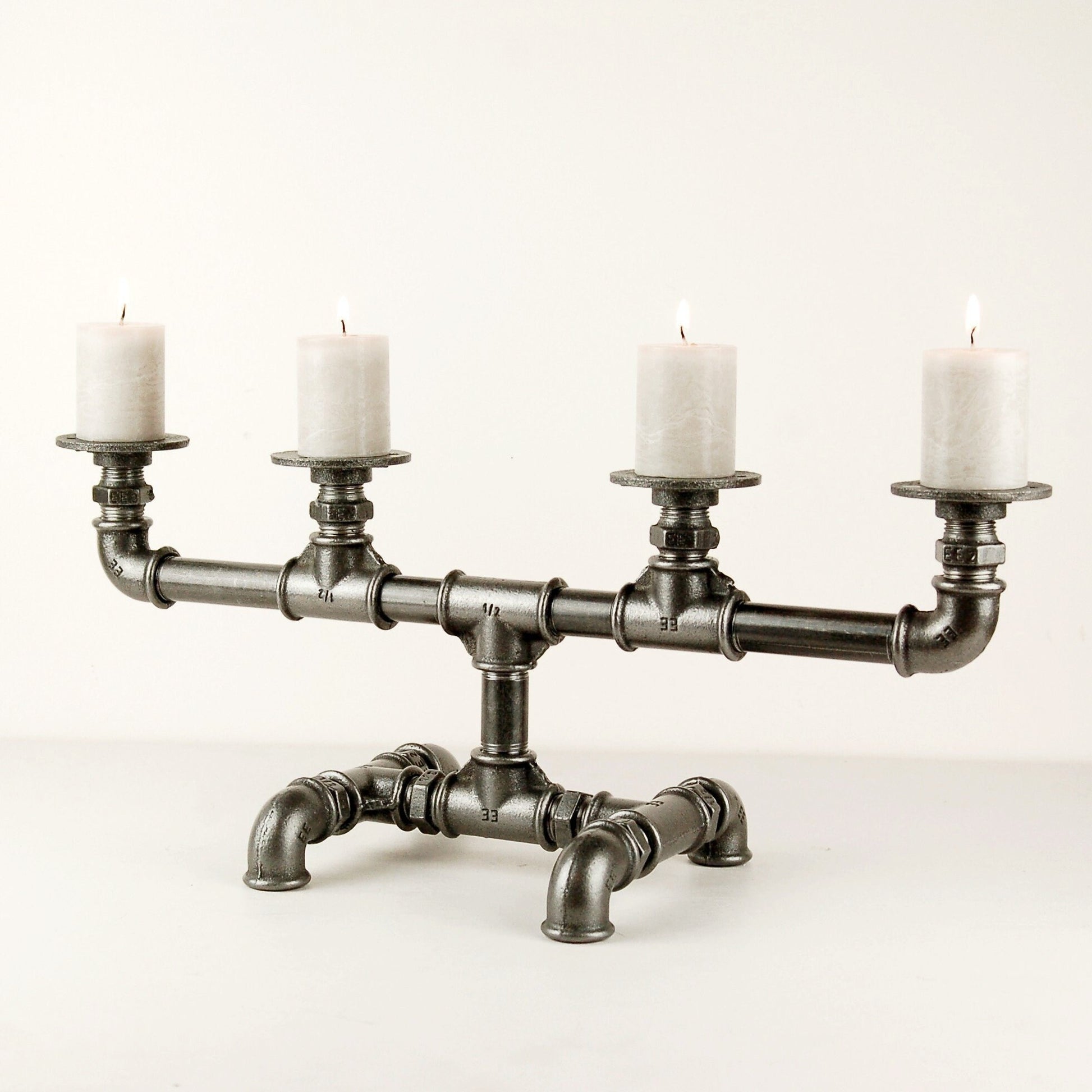Candle Holder with a candle plate, showcasing its elegant and sophisticated design