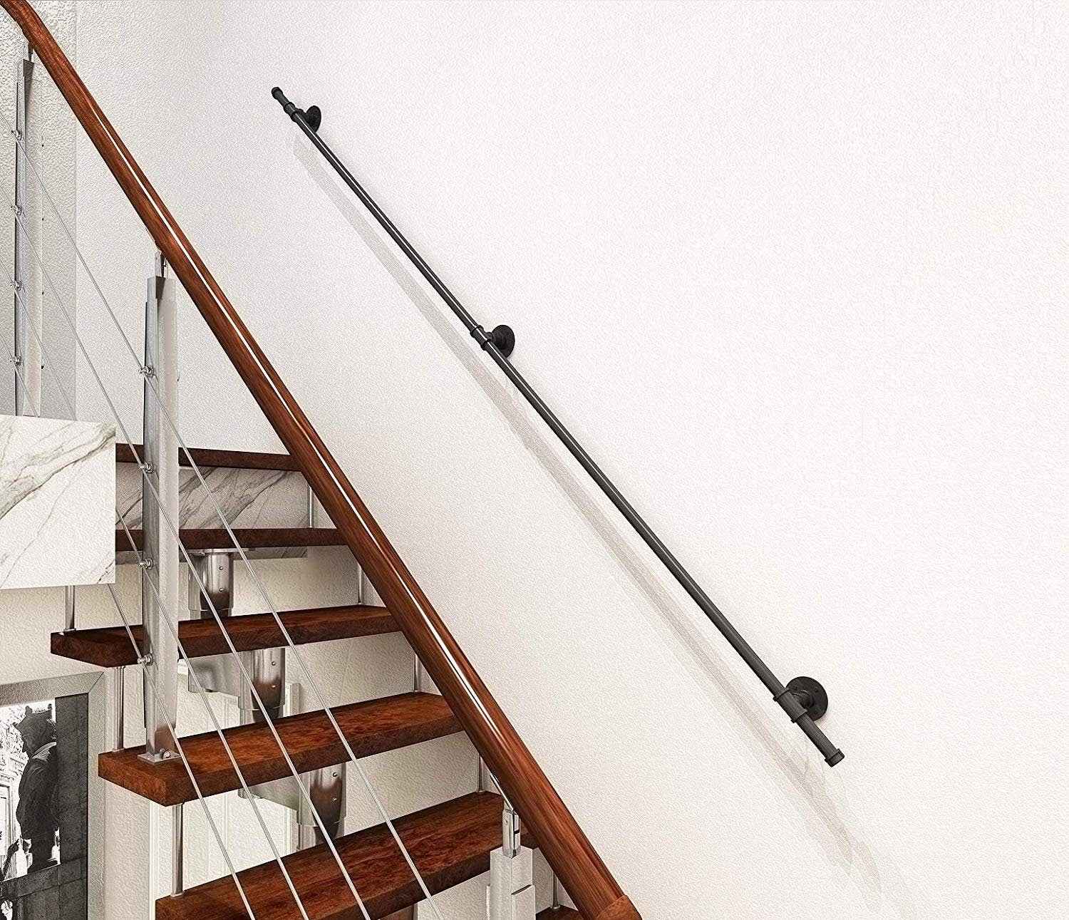 Volt Industrial Pipe Stair Handrail