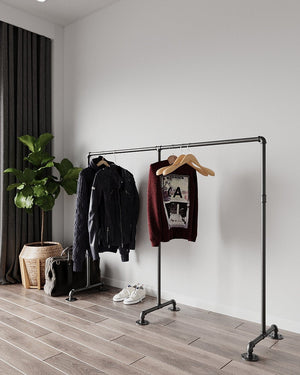 Zing Minimalist Freestanding Pipe Clothes Rack