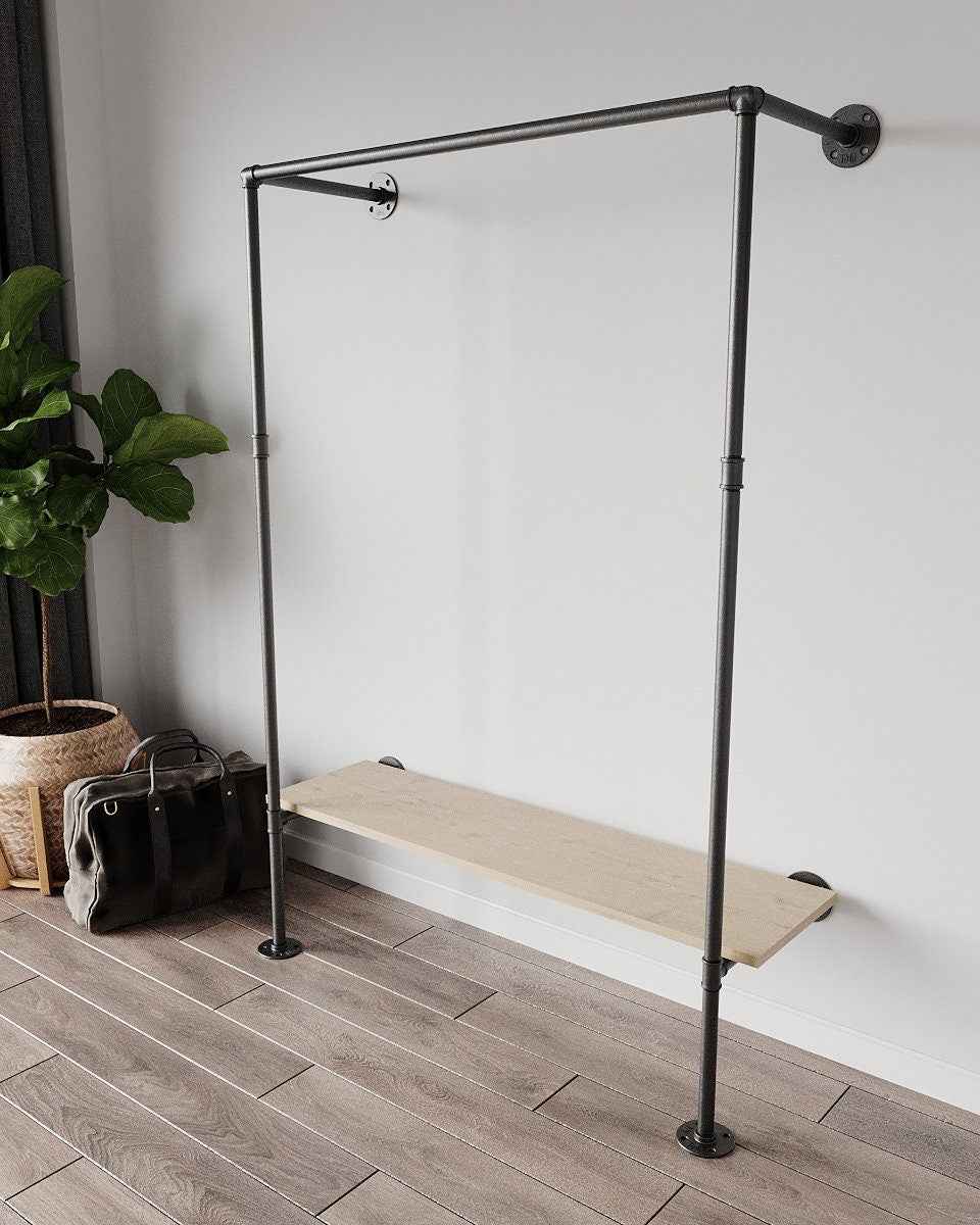 Ehve Open Wardrobe Clothes Rack - Wall Wardrobe