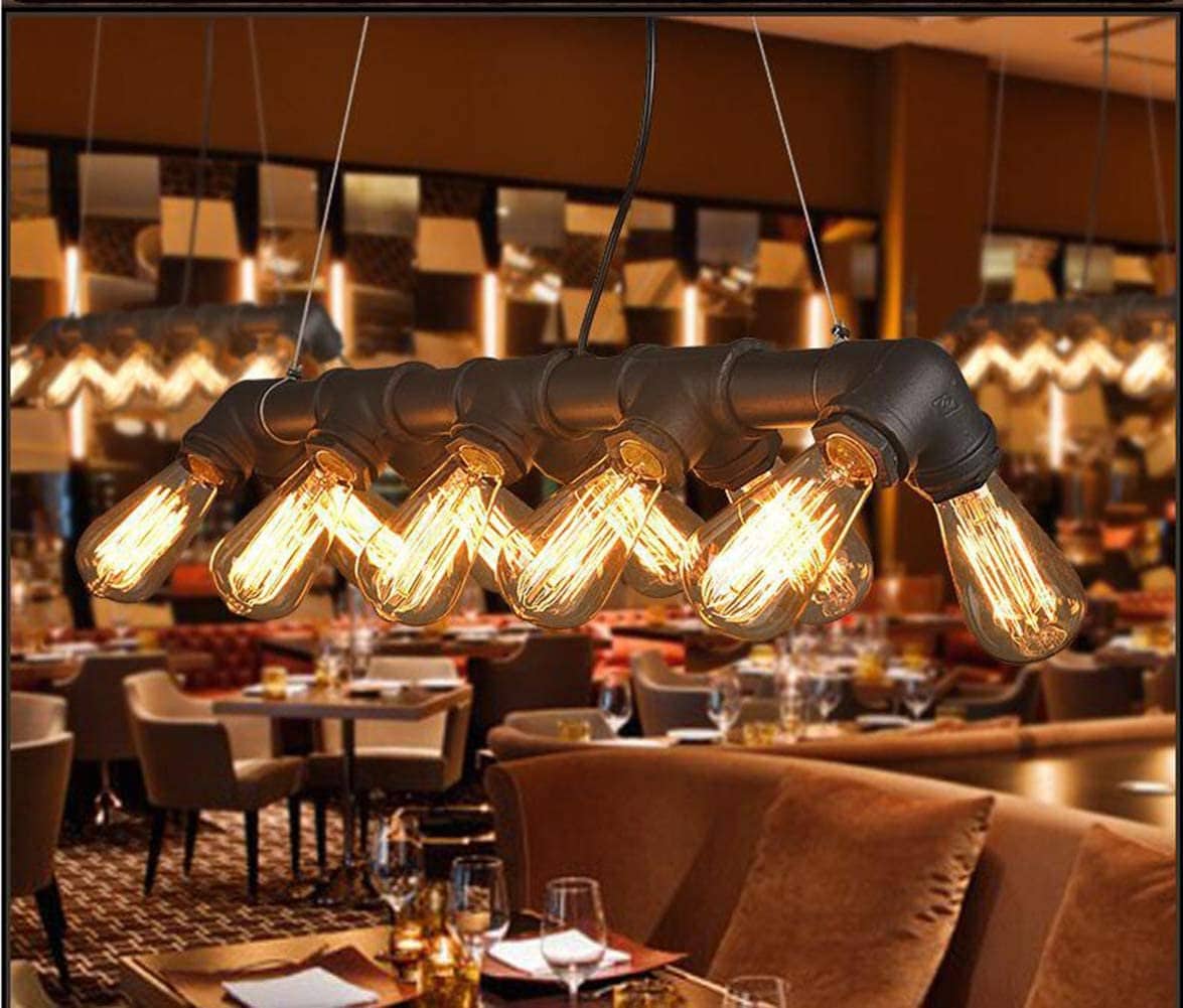 Black Water Pipe Chandelier Pendant Light
