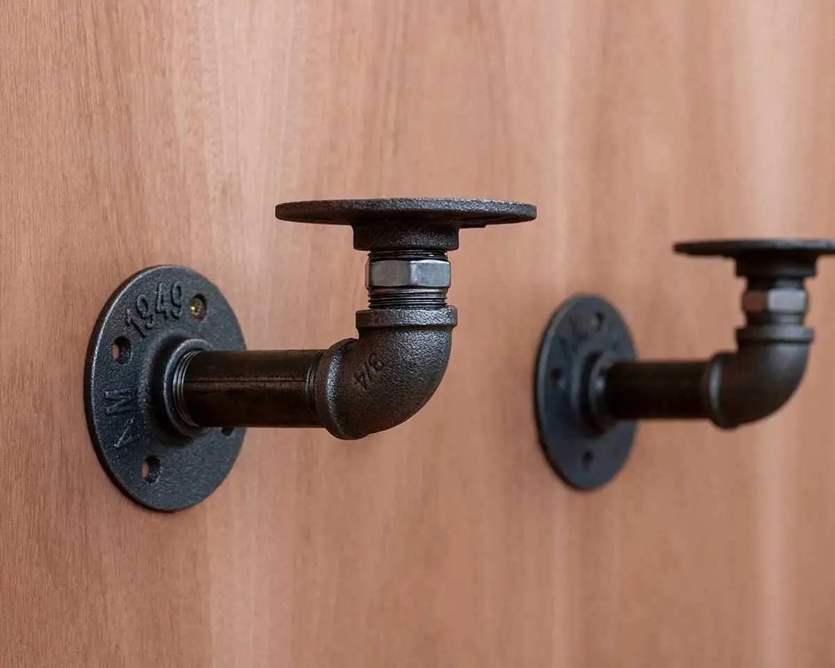 Cypher Pair Industrial Pipe Shelf Brackets