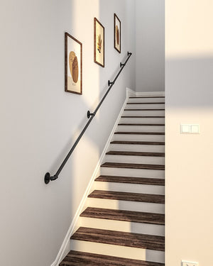 Enigma Industrial Pipe Stair Handrail