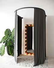 Shop Changing Room with a well-lit interior, showcasing its private and comfortable design.
