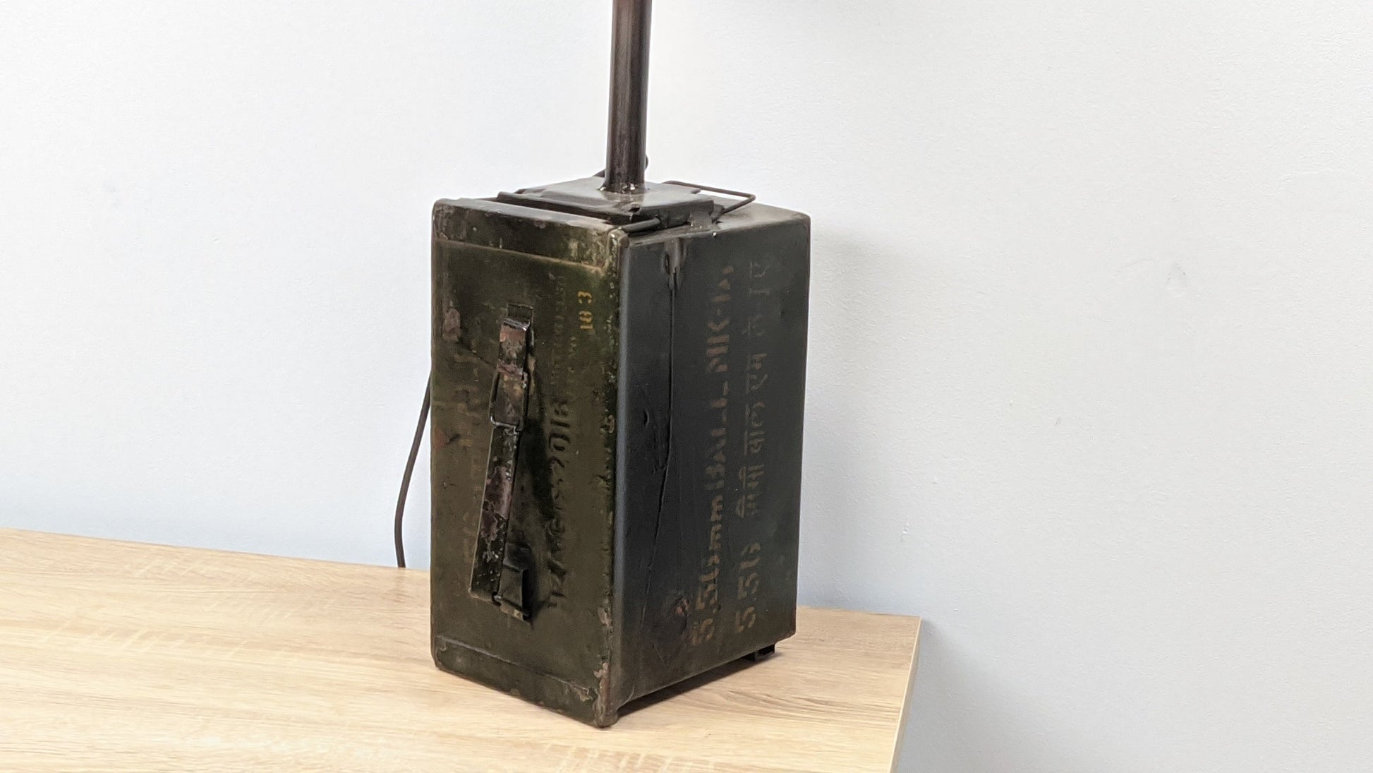 Side Table Lamp with industrial flair, perfect as a stylish table light