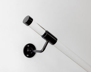 Rampe d'escalier en Lucite sur mesure fabriquée sur commande
